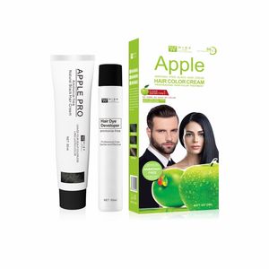 Tinta Professionale per Capelli Nera Senza Ammoniaca 60ml*2 con Estratti Vegetali per Colorazione Rapida <span class=keywords><strong>e</strong></span> Resistente all'Usura, Ideale per Uso Professionale - Product Image 6