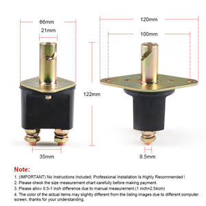 Interruptores Automáticos de Alta Resistencia de 250 A, 12/24 V, Desconectador de Energía Continua con Terminales de Cobre Roscados M10 - Product Image 2