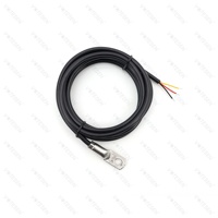 Sensor de Temperatura RTD PT100 con Terminal de Anillo, Sonda de Acero Inoxidable 316, IP68 para Equipos Industriales