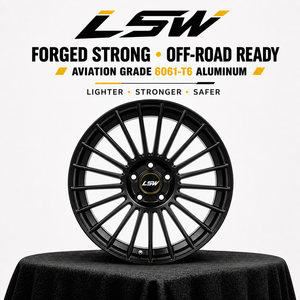 ล้อฟอร์จ LSR8010 5x127 5x114.3 ขนาด 17 18 20 นิ้ว ขายส่งราคาพิเศษ สีดำเงา สำหรับรถยนต์โตโยต้าแลนด์ครุยเซอร์ ปราโด - Product Image 4