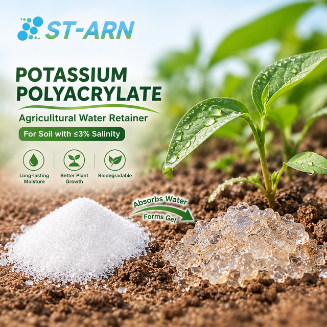Agricultural Potassium Polyacrylate Hydrogel Soil Moisture Retainer for Saline Alkali Land