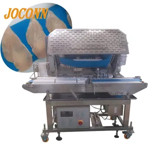 electric chicken cutlets slicing machine/ 300kg/h boneless meat slicer machine/ fresh chicken filleting machine
