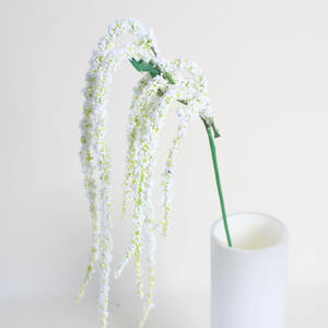 Plantes d'amarante de haute qualité verdure en mousse artificielle pour mariage nouvel an graduation-feuillage suspendu blanc vert pour vase - Product Image 3