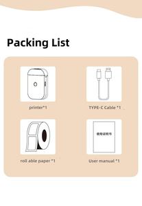 D11 AIYIN <span class=keywords><strong>Portable</strong></span> poche Thermo Etiketten Aufkleber Drucker 15mm Mini <span class=keywords><strong>portable</strong></span> Mobile sans fil impression rapide Drucker - Product Image 6