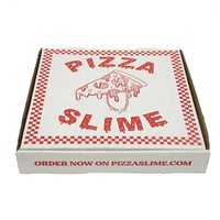 Chine Vente en gros Boîte d'emballage ondulée pour pizza alimentaire de bonne qualité imprimée sur mesure en papier kraft de toutes tailles et couleurs avec logo