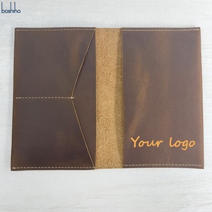 Boshiho - Juego de Funda para Pasaporte y Etiqueta de Equipaje de Cuero Genuino Vintage Personalizado, Accesorio de Viaje - Product Image 5