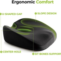Coussin de chaise ergonomique universel quatre saisons en mousse à mémoire de forme, multi-usage, pour le bureau et les étudiants, avec soutien du coccyx, épaissi et personnalisable