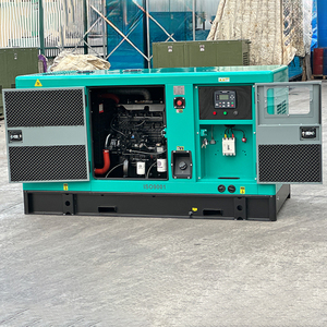 Générateurs 10KW 30KW 48KW, groupe électrogène à refroidissement par eau, triphasé, type silencieux industriel, démarrage robuste - Product Image 1