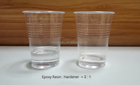 Résine époxy industrielle, résine époxy à coulée profonde incroyablement transparente, verre liquide, résine époxy super transparente pour travaux d'art, tables, revêtement de sol