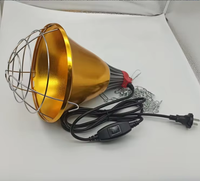Lampe chauffante industrielle dorée pour animaux – Chauffe-nid réglable et anti-humidité pour l'élevage de volailles (approvisionnement en gros)