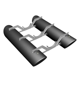 Polyethylene Plastic Floating Dredging Modular Pontoon Steel Floating Pontoon Steel Pontoon