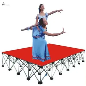 Cheap Aluminum Stage Platform with Portable Stair Sound Stage System Background Stage Design