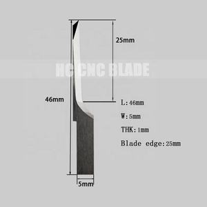 Lame de coupe vibrante en carbure pour cuir, mousse EVA et EPE, compatible AOL, IECHO, Ruizhou, AOKE, JWEI, A-TOM, EMMA, RUKING - Product Image 4