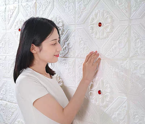 <span class=keywords><strong>Papier</strong></span> <span class=keywords><strong>peint</strong></span> autocollant mural 3D XPE étanche à l'humidité pour plafond de chambre à coucher et murs en ciment <span class=keywords><strong>Art</strong></span> déco - Product Image 6