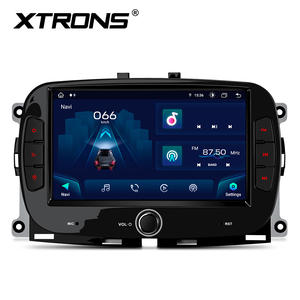 XTRONS 7 pouces Octa Core 4+128 Go Global 4G Écran IPS 1024x600 Lecteur multimédia stéréo de navigation automobile Android pour Fiat 500 - Product Image 1