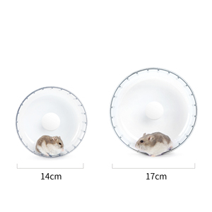 Bucatstate all'ingrosso acrilico silenzioso 18cm di gelatina di criceto ruote che rotolano ruota di esercizio per animali domestici - Product Image 2