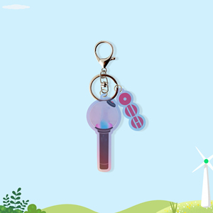 2ชิ้น kpop ateez I-DLE IVE babymonster <span class=keywords><strong>SNSD</strong></span> nmixx LIGHT STICK Laser keyring iZone itzy Monsta X ZB1 katseye พวงกุญแจอะคริลิคของขวัญ - Product Image 4