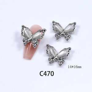 Metal lujo Bling caja de teléfono basura encantos diseñador marca Logo decoración encanto con diamantes de imitación DIY manualidades accesorios 0008 - Product Image 5