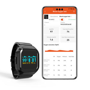 Jam Tangan Pintar Yonker <span class=keywords><strong>Oximeter</strong></span> Tipe Pinggang, <span class=keywords><strong>Pulse</strong></span> <span class=keywords><strong>Oximeter</strong></span> SpO2 PI, Manajemen Data, Baterai Lithium Terintegrasi untuk Deteksi Kontinu - Product Image 6