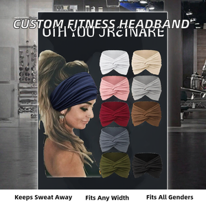 Headband Fitness Wanita Bahan Polyester - Menyerap Keringat & Melindungi dari Sinar Matahari, Ringan untuk Lari, Yoga, dan Olahraga - Product Image 2