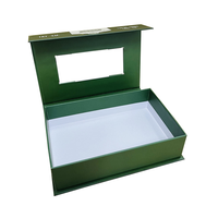 Boîte en papier rigide personnalisée de luxe avec fenêtre magnétique, boîte d'emballage pour dattes, boîte à dattes rouges du Moyen-Orient, boîte cadeau pour fruits secs