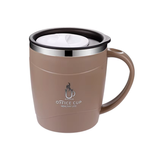 Regalos Empresariales, Vaso Térmico de Viaje para Oficina de 500 ml/17 oz, Taza de Café de Acero Inoxidable 304 con Tapa para Agua, Té y Leche - Product Image 6