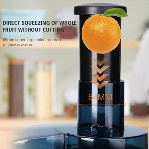 Extracteur de jus lent électrique 2L robuste à nettoyage automatique, à large ouverture, avec séparation de la pulpe et lames en acier inoxydable, pour fruits et légumes, idéal pour la cuisine domestique - Product Image 3
