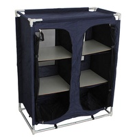 Hangrui - Armoire de cuisine de camping en métal moderne pour l'extérieur, table de rangement pliable facile à assembler pour la restauration hôtelière et les villas