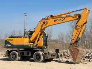 Excavatrice sur pneus Hyundai 210W-9 originale de Corée d'occasion 21ton 220LC-9 215 225 220 Excavateurs d'occasion en meilleure vente - Product Image 6