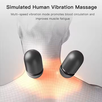Masseur 3-en-1 pour le cou et les épaules, traction par airbag + compresse chauffante, coussin de massage électrique à pétrissage pour soulager la douleur