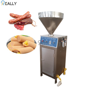 Máquina de procesamiento de carne comercial de acero inoxidable, embutidor de salchichas automático, neumático, llenado de salchichas, 500 kg - Product Image 2