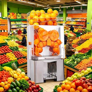 Presse-agrumes automatique haute vitesse pour oranges et citrons, idéal pour les cuisines commerciales et les petits-<span class=keywords><strong>d</strong></span>éjeuners <span class=keywords><strong>d</strong></span>'hôtel - Product Image 3