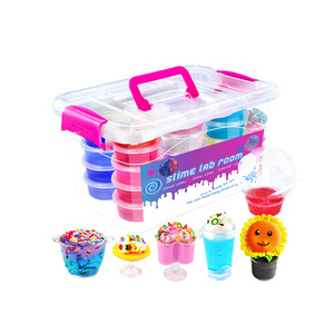 Juego de lirios Diy para niños, accesorios para rebanadas de frutas, animales marinos, Bola de burbujas, lentejuelas, juguete - Product Image 1