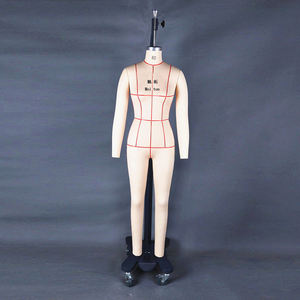 moda ayarlanabilir kumaş çocuklar tam vücut katlanabilir omuz dikiş elbise formu manken kumaş kaplı çocuk manken gövde - Product Image 6