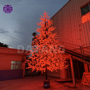 Arbre lumineux LED en forme de cerisier, éclairage paysager à tronc en fer pour parcs, jardins, places, centres commerciaux, centres de villégiature, en vente - Product Image 1