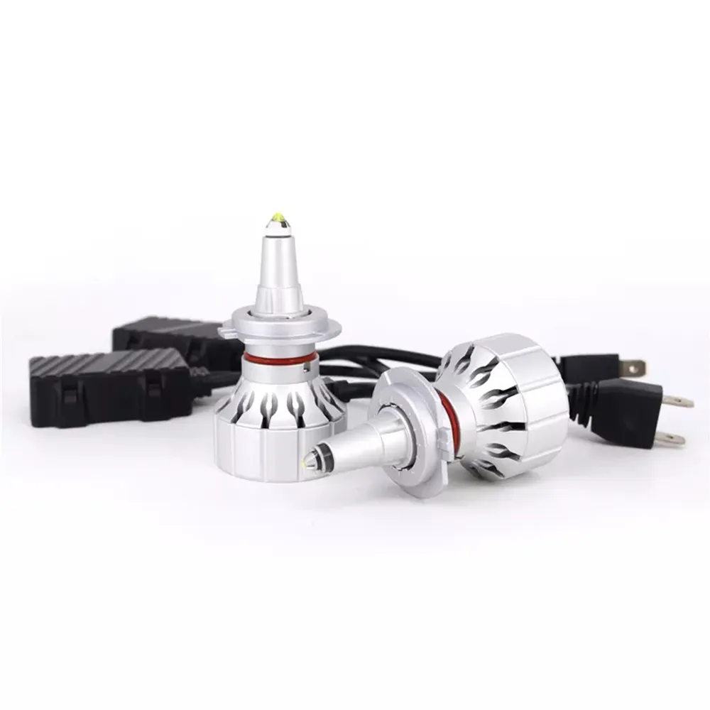 最新のN2PLEDヘッドライト電球360度照明H7H8 H10 H11 9005 9006、G-CR個のLEDチップ付き車のLEDヘッドライト用9500LM