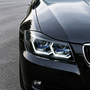 Conjunto de Faros LED KGKB para <span class=keywords><strong>BMW</strong></span> Serie 3 E90 E91 <span class=keywords><strong>316i</strong></span> 318i 320i <span class=keywords><strong>2005</strong></span>-2012, Estilo Láser, Lente de Proyector Mejorada, Conexión Plug and Play - Product Image 5