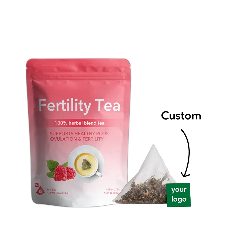 Nhãn hiệu riêng Màu đỏ Raspberry lá Chasteberry fibroid trà hormone cân bằng khả năng sinh sản Trà