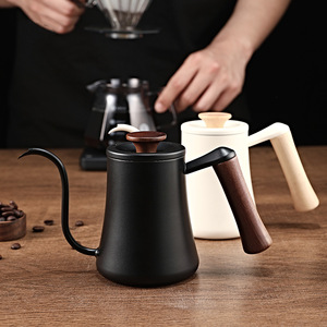 Hand-drip Coffee Pot Small Waist 304 Stainless Steel Household Hanging Ear Swan Neck <strong>Long</strong>-spout Narrow-<strong>mouth</strong> - Product Image 2
