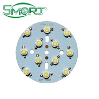 Électronique intelligente Carte PCB personnalisée Ampoule Led 12w Circuit Board Assembly Aluminium Pcb avec Smd Led