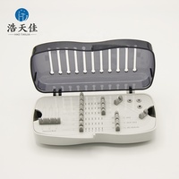Boîte de désinfection spéciale pour chirurgie implantaire dentaire, règle de mesure de profondeur, boîte à outils pour abutment de cicatrisation, en promotion