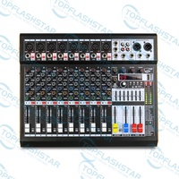 Console de mixage audio professionnelle avec système de sonorisation alimenté par Bluetooth pour scène, mariage, karaoké, bar