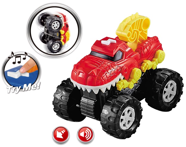 Free Wheels T-Rex Monster Truck с звуковыми эффектами