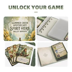 FUXI Educational Handmade Paperboard Card Game Glimmer Creek Apothecary Spirit Herb Valley Warden Cooperative Board Game for - Product Image 3