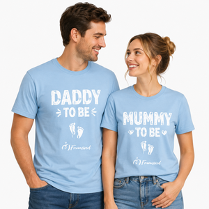 เสื้อยืดคู่รักน่ารัก เสื้อยืดแขนสั้นสำหรับคู่รัก ของขวัญวันครบรอบสำหรับเขาและเธอ - Product Image 1