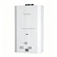 Chauffe-eau sans réservoir en acier inoxydable et cuivre, design moderne, 20L 40kW, échangeur de chaleur, usage extérieur domestique, prix usine