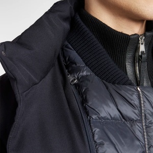 Veste matelassée personnalisée chaude à col montant de style blazer pour hommes - Product Image 6