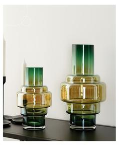 Jarrón Artístico Degradado en Color Ámbar - Product Image 2