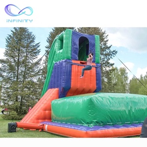 ร้อนขาย Freefall กระโดดแพลตฟอร์มพองกระโดดทาวเวอร์และถุงลมพองกระ<span class=keywords><strong>โดด</strong></span>ถุงลมนิรภัยขนาดใหญ่ที่มีแพลตฟอร์ม - Product Image 2