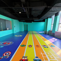 Sol sportif Runsure imperméable et ignifuge en polychlorure de vinyle, à poser directement sur le béton pour studio de Taekwondo, certifié EN 14904